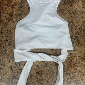 Bombshell Sportswear White Tank Top